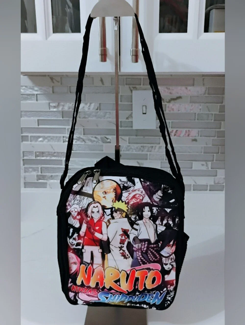 NEW 3FER Naruto Shippuden Backpack Set w/ Lunchbox, Pencil Case & A BONUS